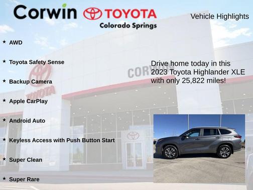 2023 Toyota Highlander XLE