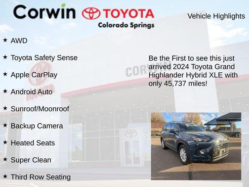 2024 Toyota Grand Highlander Hybrid XLE