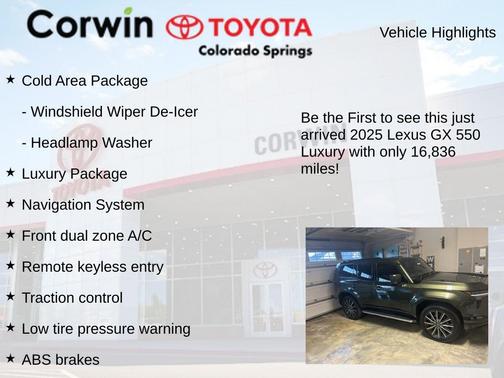 2025 Lexus GX 550 Luxury
