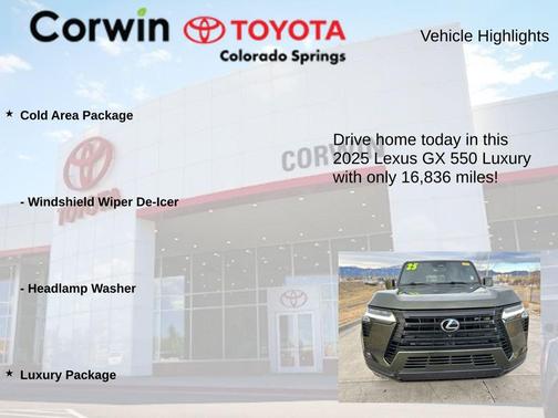 2025 Lexus GX 550 Luxury