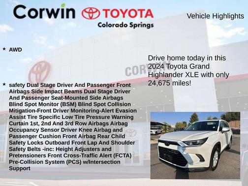 2024 Toyota Grand Highlander XLE