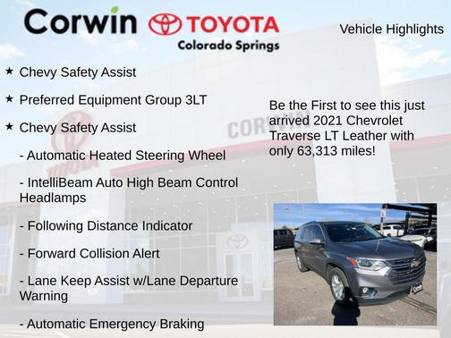 2021 Chevrolet Traverse LT Leather