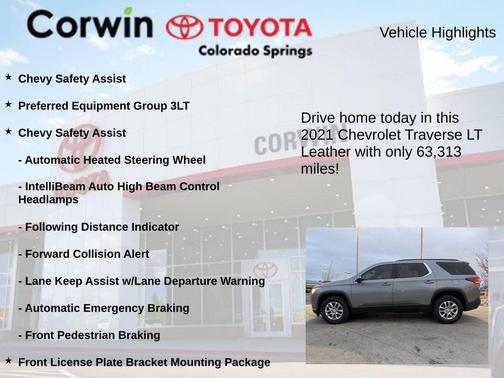 2021 Chevrolet Traverse LT Leather