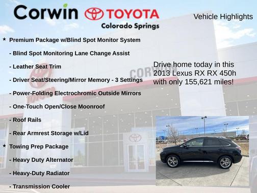 2013 Lexus RX 450h Base