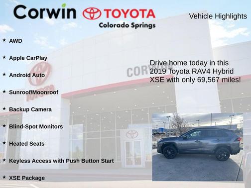 2019 Toyota RAV4 Hybrid SE