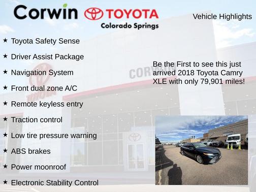 2018 Toyota Camry XLE