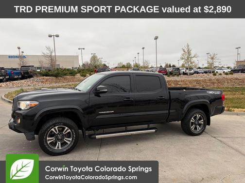 Midnight Black Metallic 2019 Toyota Tacoma TRD Sport