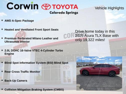 2025 Acura TLX A-Spec
