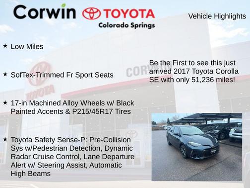 2017 Toyota Corolla SE