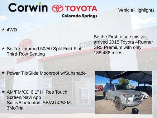 2015 Toyota 4Runner SR5 Premium