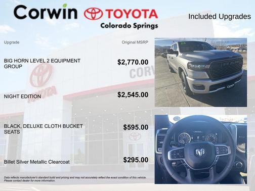 2025 RAM 1500 Big Horn/Lone Star