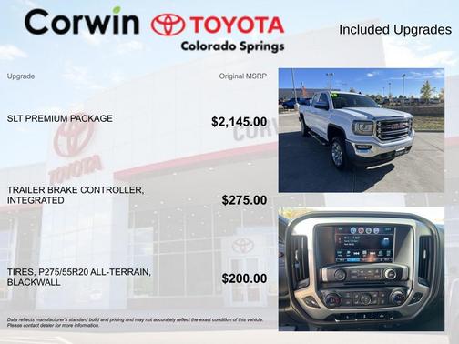2018 GMC Sierra 1500 SLT