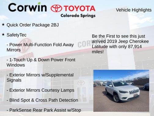 2019 Jeep Cherokee Latitude