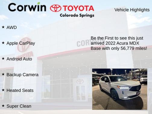 2022 Acura MDX A-Spec Package
