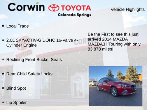 2014 Mazda Mazda3 i Touring