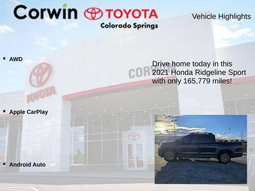 2021 Honda Ridgeline Sport