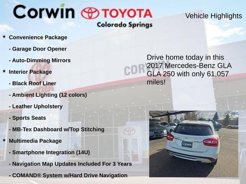 2017 Mercedes-Benz GLA 250 Base