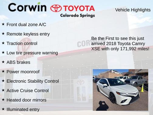 2018 Toyota Camry XSE