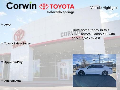2023 Toyota Camry SE