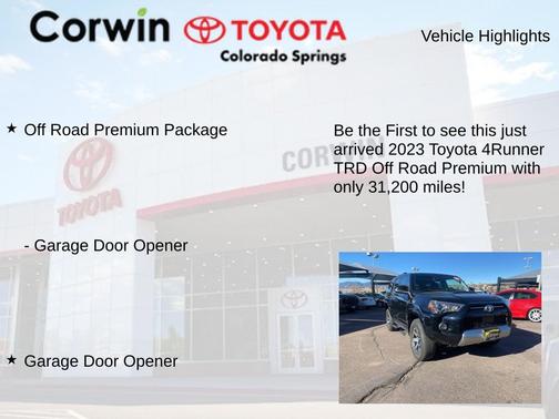 2023 Toyota 4Runner TRD Off Road Premium