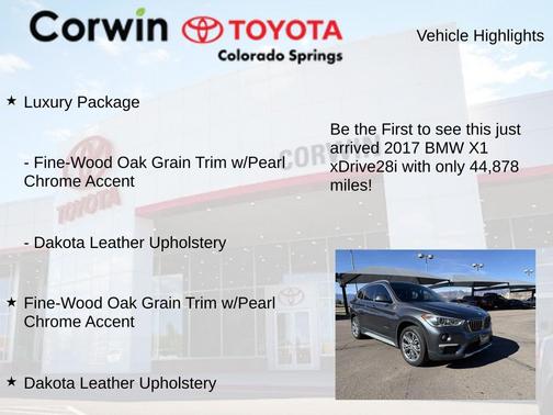 2017 BMW X1 xDrive 28i