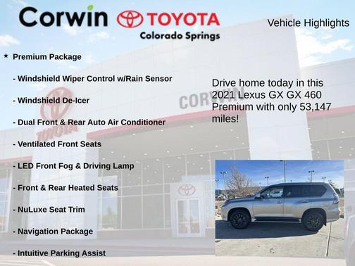 2021 Lexus GX 460 Premium
