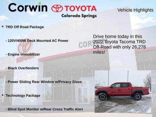 2022 Toyota Tacoma TRD Off Road