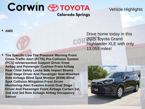 2025 Toyota Grand Highlander XLE