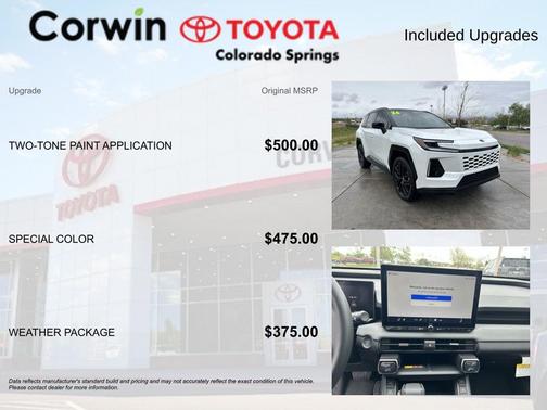 Wind Chill Pearl w/Black Roof 2026 Toyota RAV4 Plug-In Hybrid SE