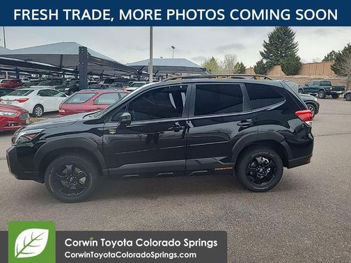 Crystal Black Silica 2023 Subaru Forester Wilderness