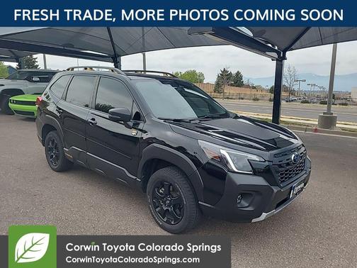 Crystal Black Silica 2023 Subaru Forester Wilderness