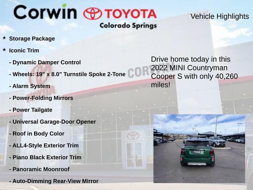 2022 MINI Countryman Cooper S