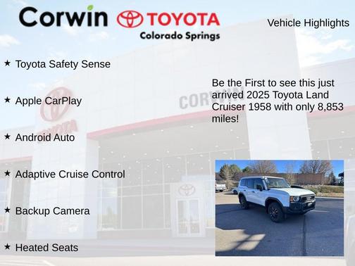 2025 Toyota Land Cruiser 1958