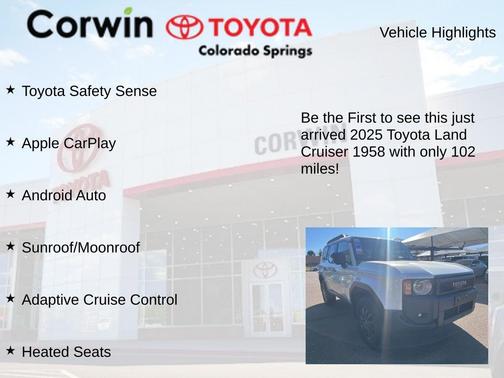 2025 Toyota Land Cruiser 1958