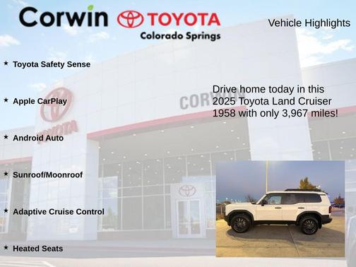 2025 Toyota Land Cruiser 1958