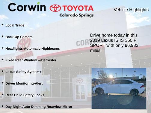 2019 Lexus IS 350 Base