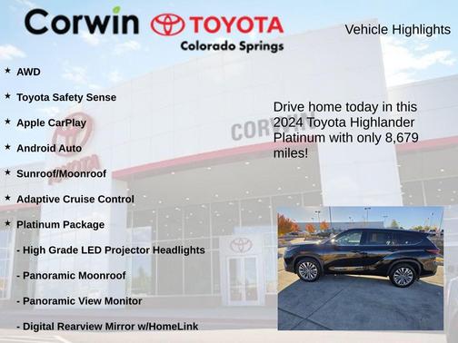 2024 Toyota Highlander Platinum