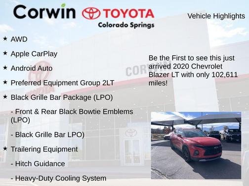 2020 Chevrolet Blazer 2LT