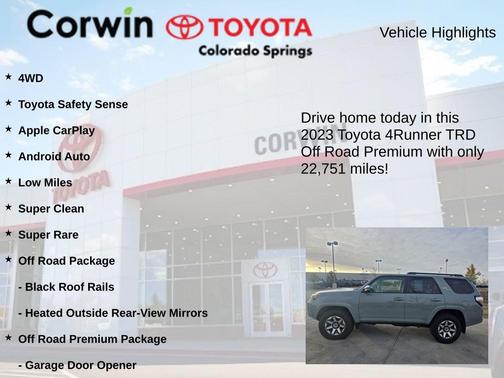 2023 Toyota 4Runner TRD Off Road Premium