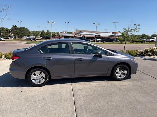 Modern Steel Metallic 2015 Honda Civic LX