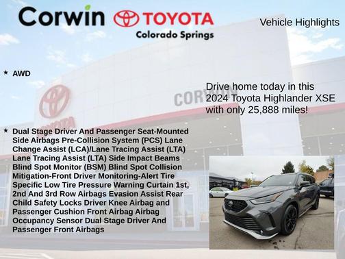 2024 Toyota Highlander XSE