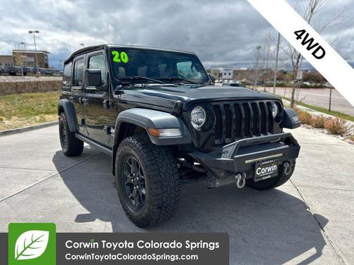 Black Clearcoat 2020 Jeep Wrangler Unlimited Sport