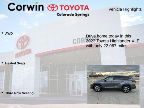 2023 Toyota Highlander XLE