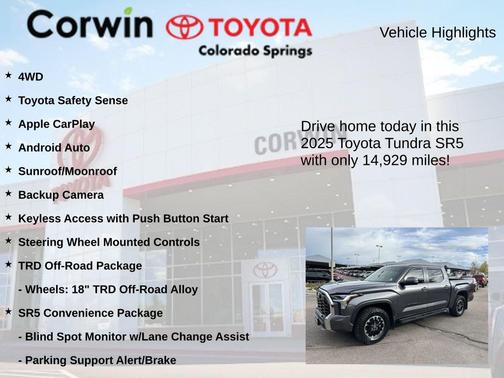 2025 Toyota Tundra SR5