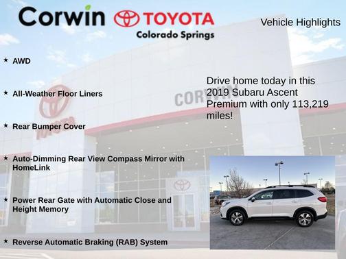 2019 Subaru Ascent Premium 7-Passenger