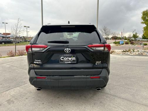 Midnight Black Metallic 2025 Toyota RAV4 Hybrid XLE