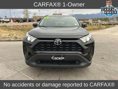 Midnight Black Metallic 2025 Toyota RAV4 Hybrid XLE
