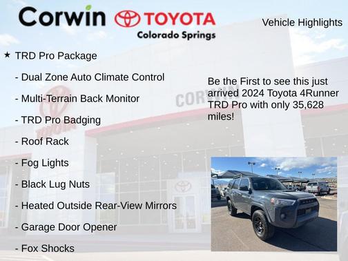 2024 Toyota 4Runner TRD Pro