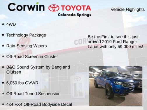 2019 Ford Ranger LARIAT
