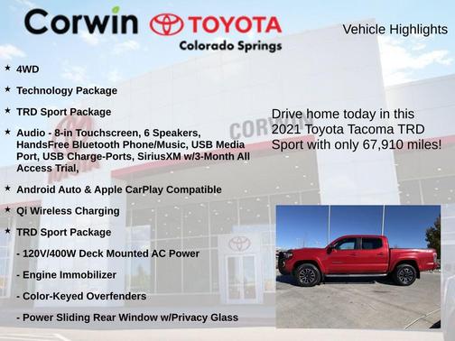 2021 Toyota Tacoma TRD Sport